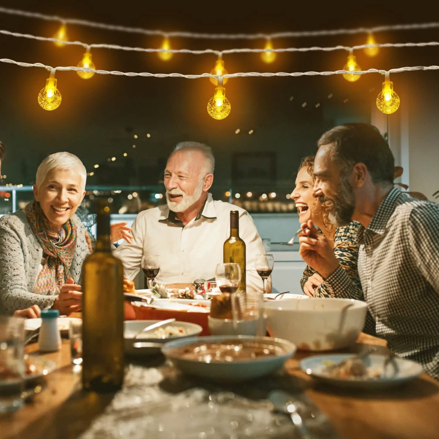 Ball LED Globe String Lights String & Fairy Lights - Tophatter Daily Deals