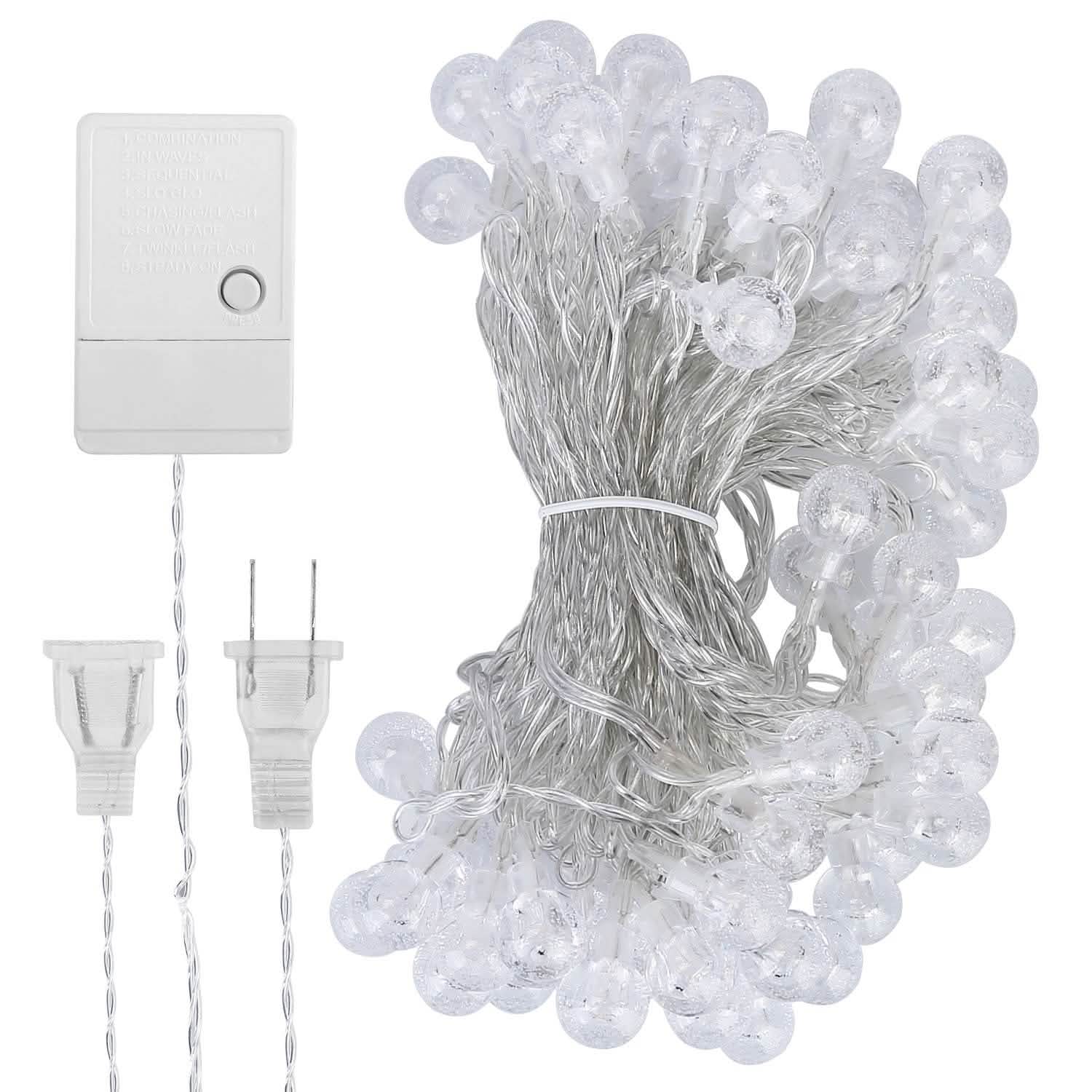 Ball LED Globe String Lights Plug String & Fairy Lights - Tophatter Daily Deals