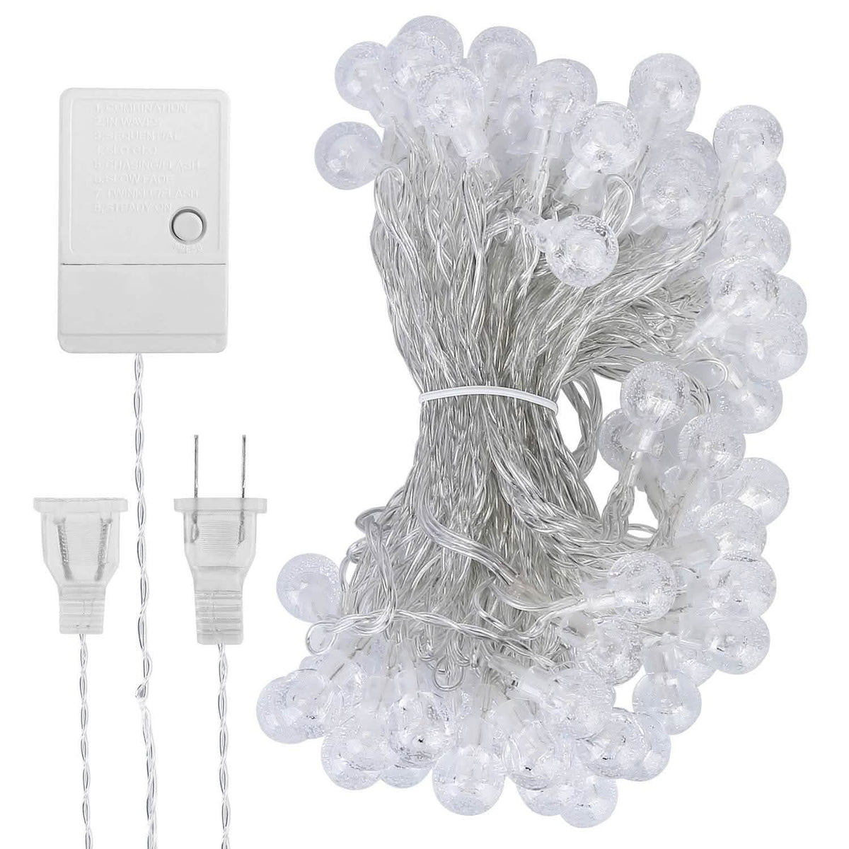 Ball LED Globe String Lights Plug LED String Lights - Tophatter Daily Deals