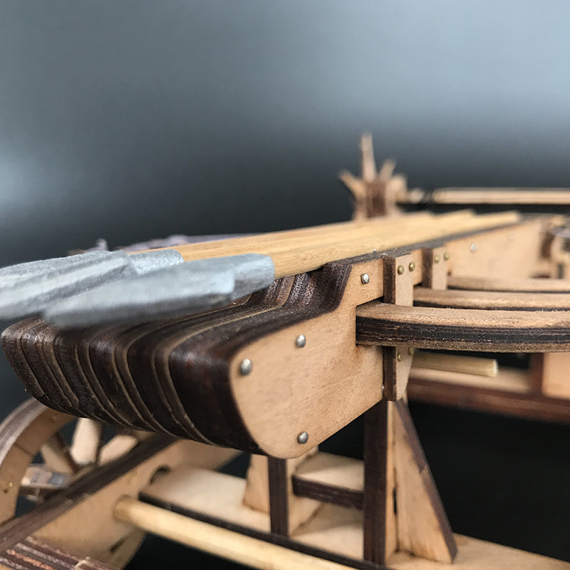 AM020 Wuhou Chariot Three Kingdoms Zhuge Liang Three Arrows Crossbow Ballista 3D Mechanical Model Kit - Tophatter Daily Deals