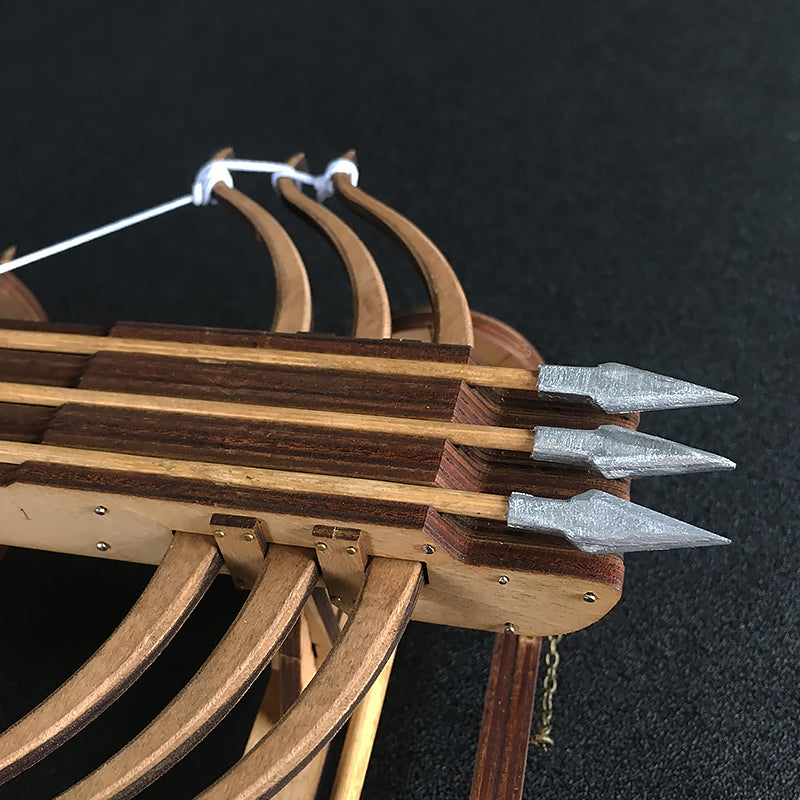 AM020 Wuhou Chariot Three Kingdoms Zhuge Liang Three Arrows Crossbow Ballista 3D Mechanical Model Kit - Tophatter Daily Deals