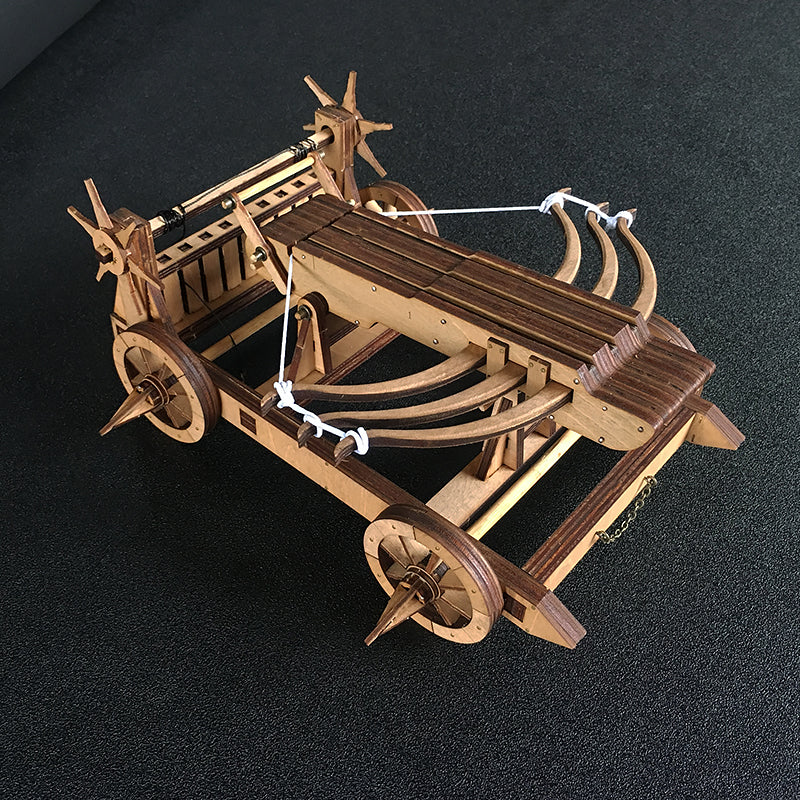 AM020 Wuhou Chariot Three Kingdoms Zhuge Liang Three Arrows Crossbow Ballista 3D Mechanical Model Kit - Tophatter Daily Deals