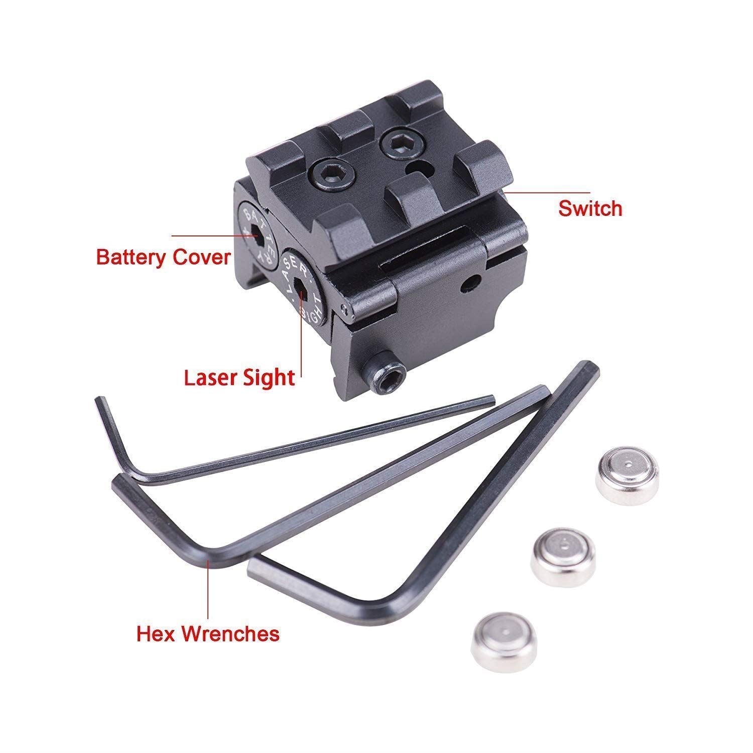 BALLISTIC LASER SIGHT RED - Tophatter's Army Deals OPTICS & SCOPES - Tophatter Daily Deals
