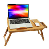Bamboo Breakfast Serving Laptop Desk Computer Accessories - Tophatter Daily Deals