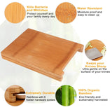 Bamboo Cutting Board with Sliding Draw Tray Kitchen Tools & Gadgets - Tophatter Daily Deals