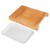 Bamboo Cutting Board with Sliding Draw Tray Kitchen Tools & Gadgets - Tophatter Daily Deals