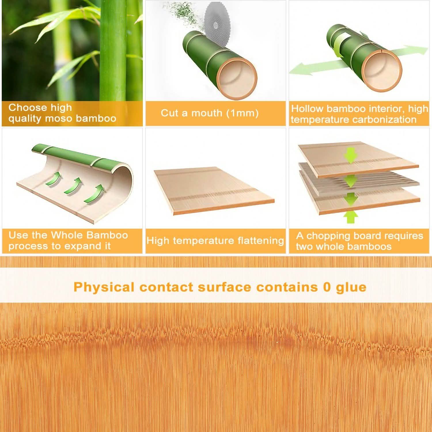 Bamboo Cutting Board with Sliding Draw Tray Kitchen Tools & Gadgets - Tophatter Daily Deals