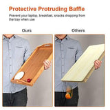 Bamboo Folding Bed Tray Table Kitchen Tools & Gadgets - Tophatter Daily Deals