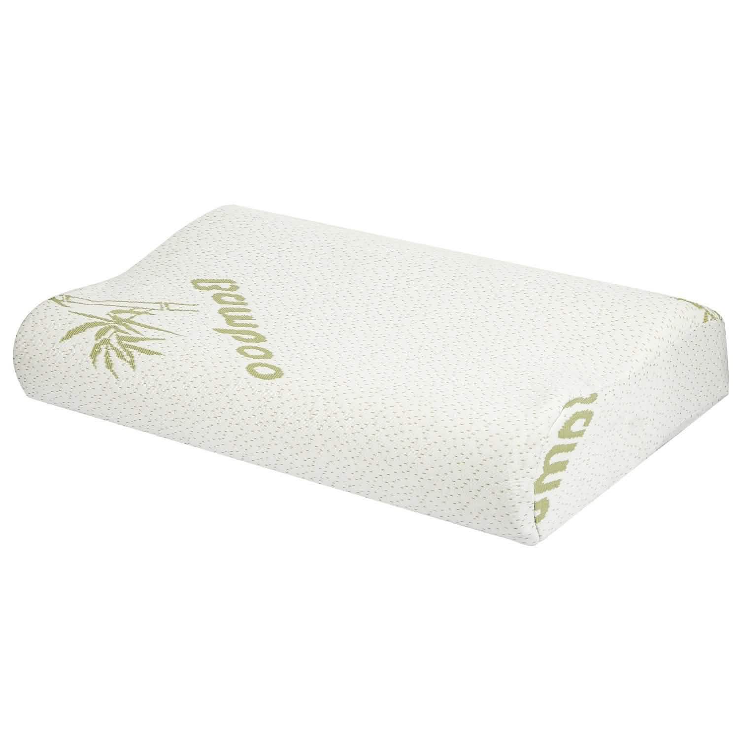 Bamboo Memory Foam Sleep Pillow Bedding - Tophatter Daily Deals