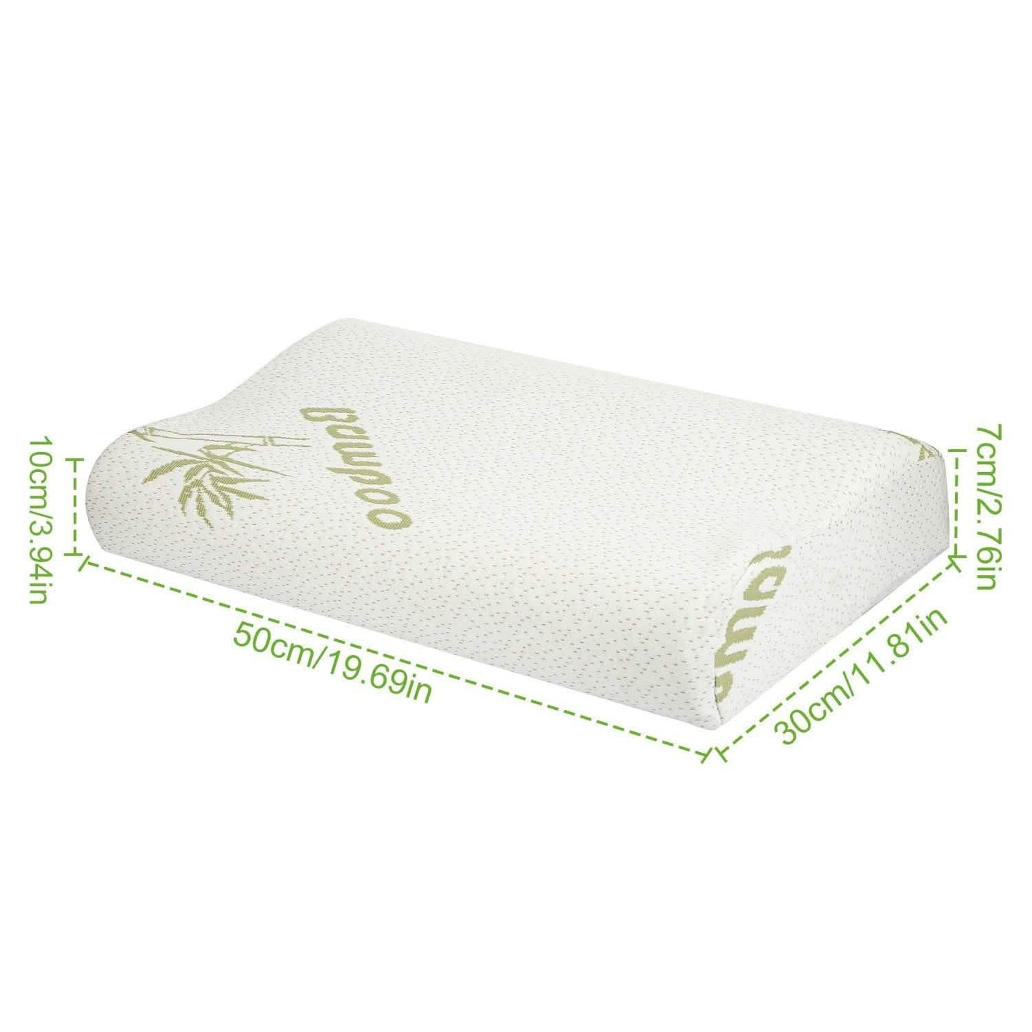 Bamboo Memory Foam Sleep Pillow Bedding - Tophatter Daily Deals