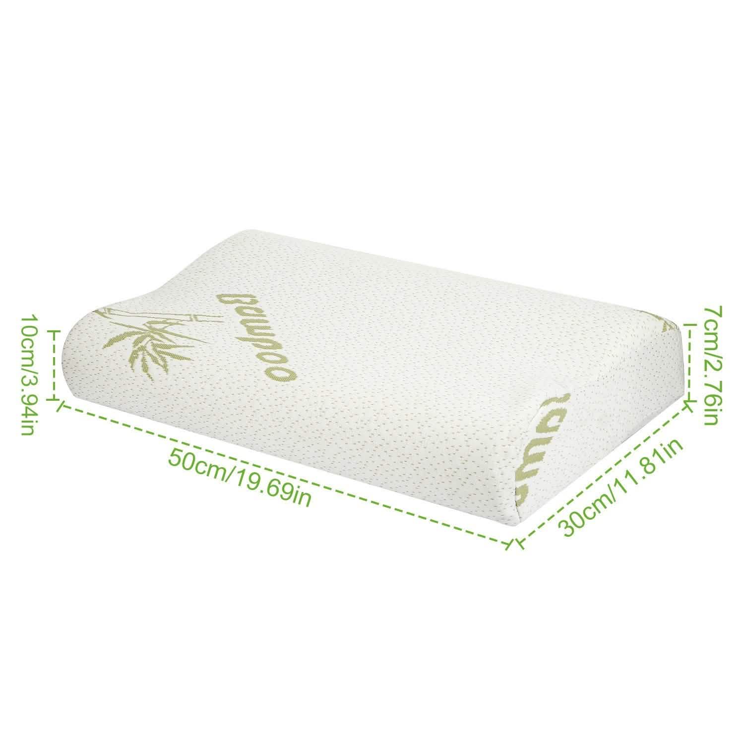 Bamboo Memory Foam Sleep Pillow Bedding - Tophatter Daily Deals