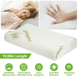 Bamboo Memory Foam Sleep Pillow Bedding - Tophatter Daily Deals