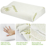 Bamboo Memory Foam Sleep Pillow Bedding - Tophatter Daily Deals