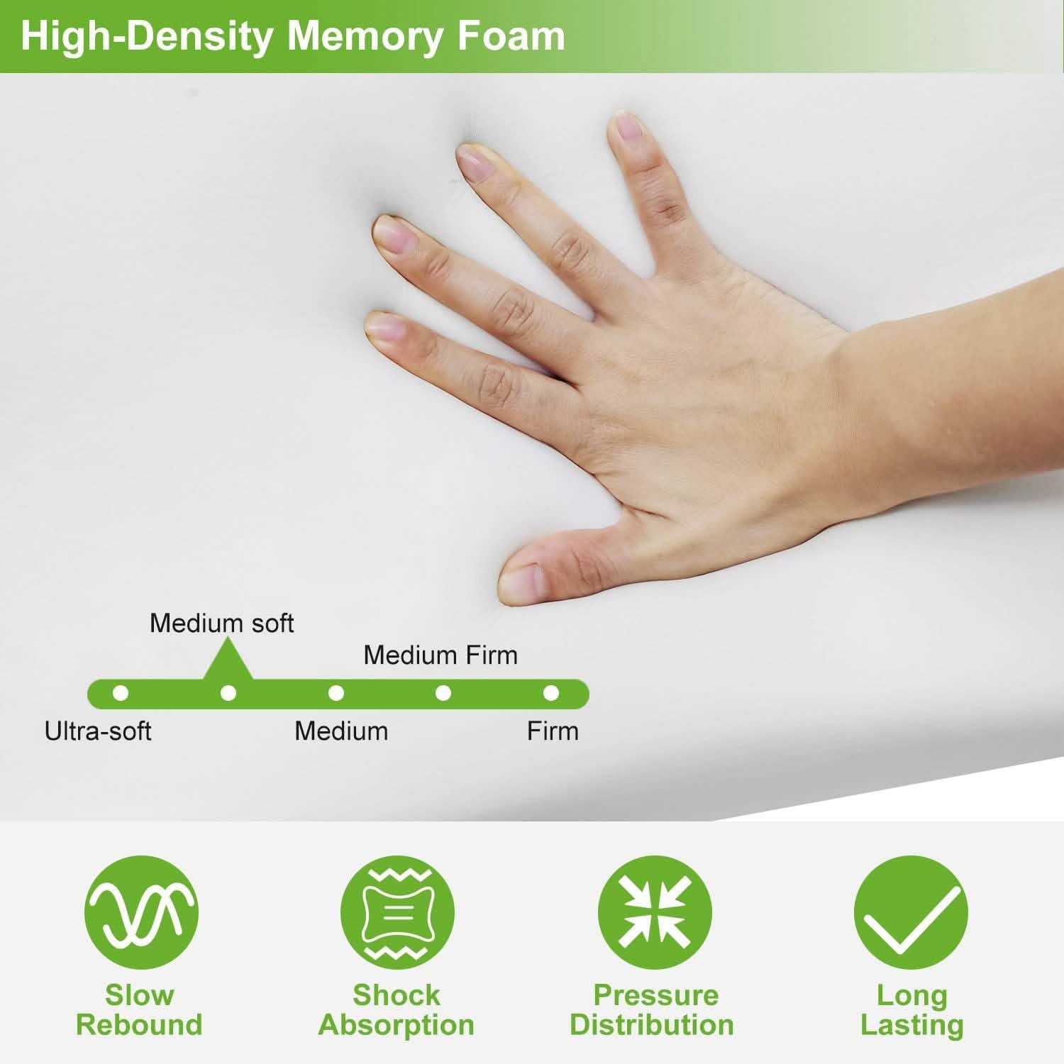 Bamboo Memory Foam Sleep Pillow Bedding - Tophatter Daily Deals