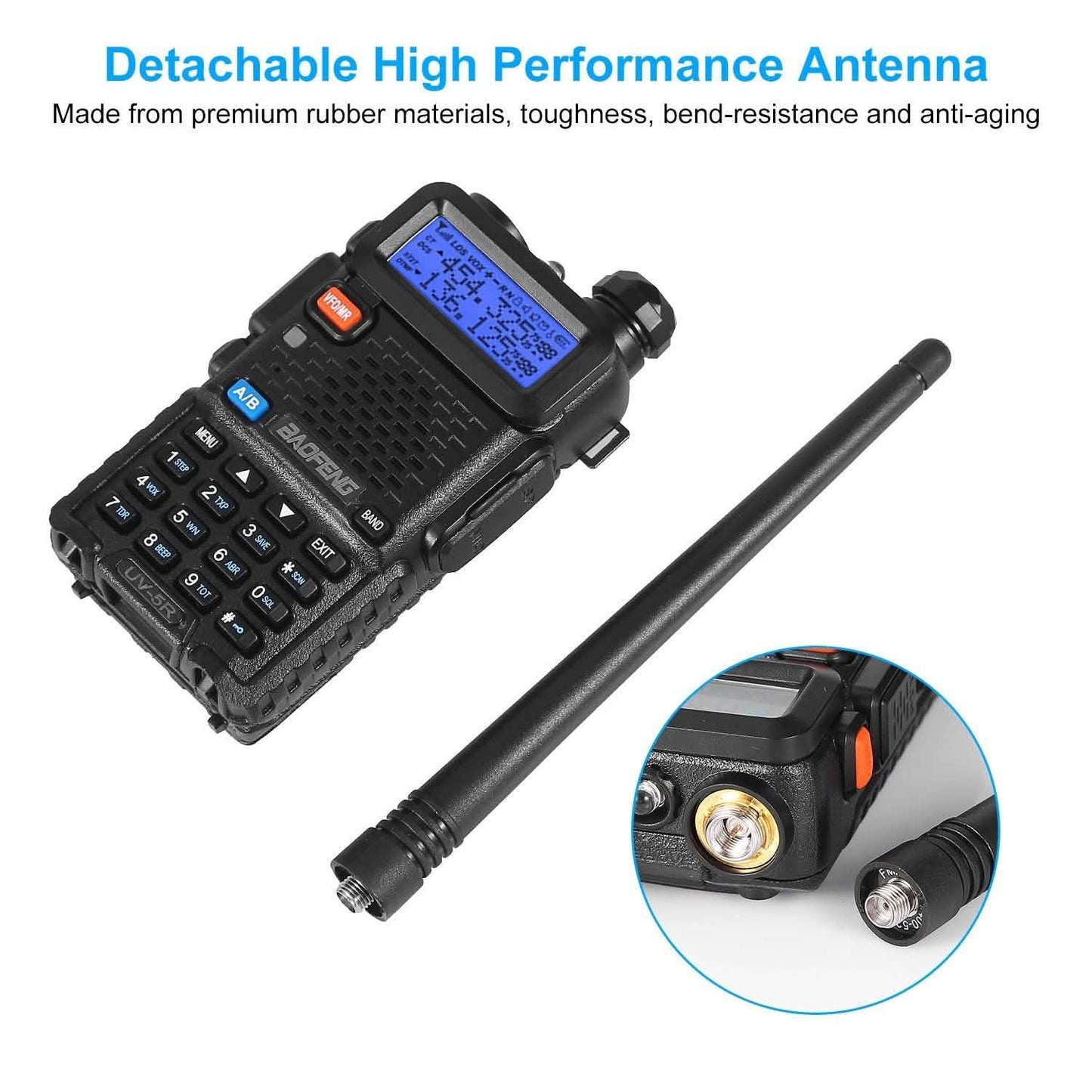 BaoFeng UV-5R 5W Walkie Talkie Outdoor Recreation - Tophatter Daily Deals