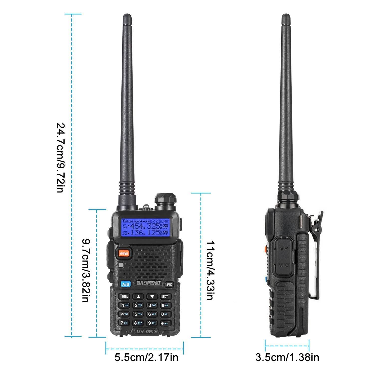 BaoFeng UV-5R 5W Walkie Talkie Outdoor Recreation - Tophatter Daily Deals
