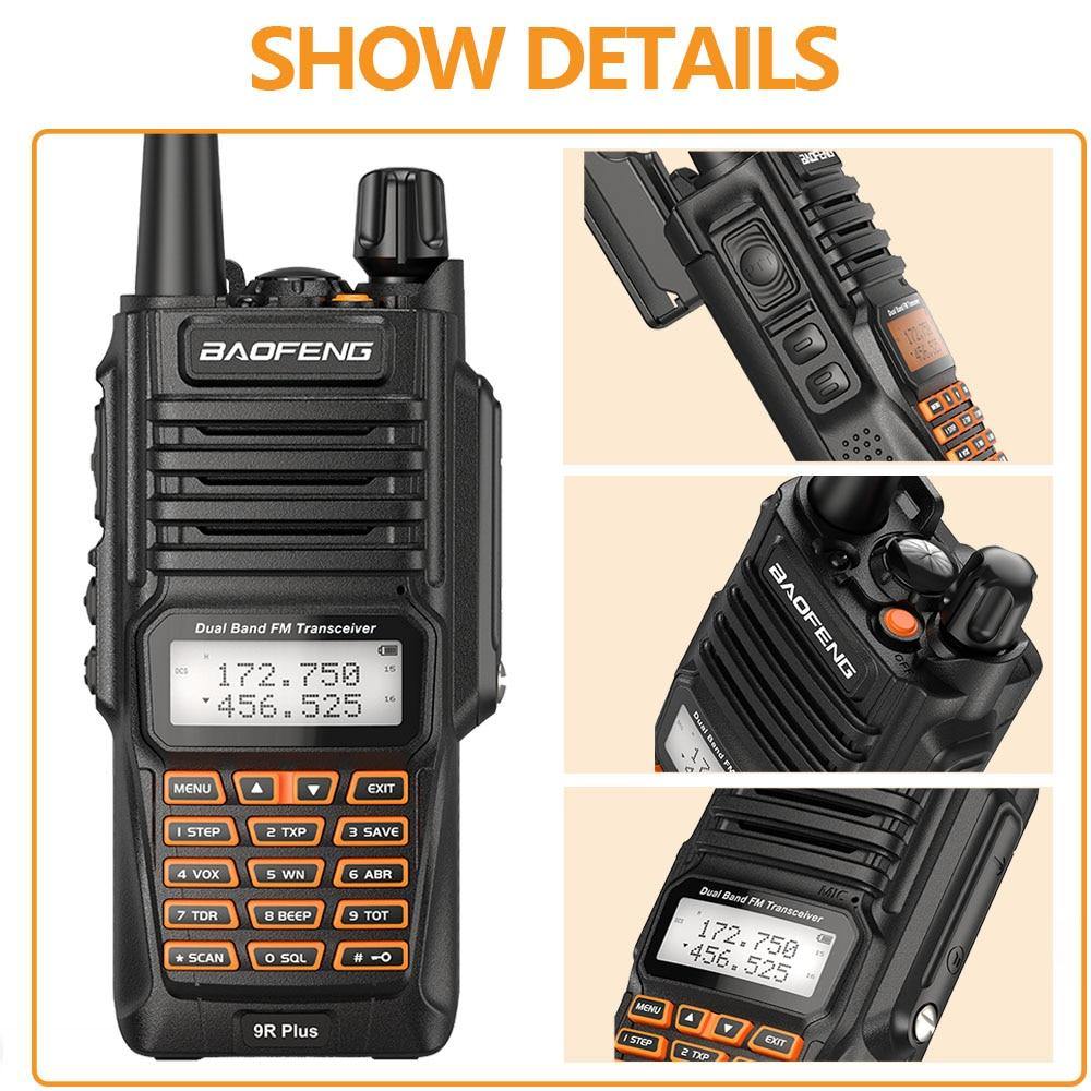 BAOFENG UV-9R UHF/VHF TRANSCEIVER RADIO - Tophatter's Army Deals GADGETS - Tophatter Daily Deals