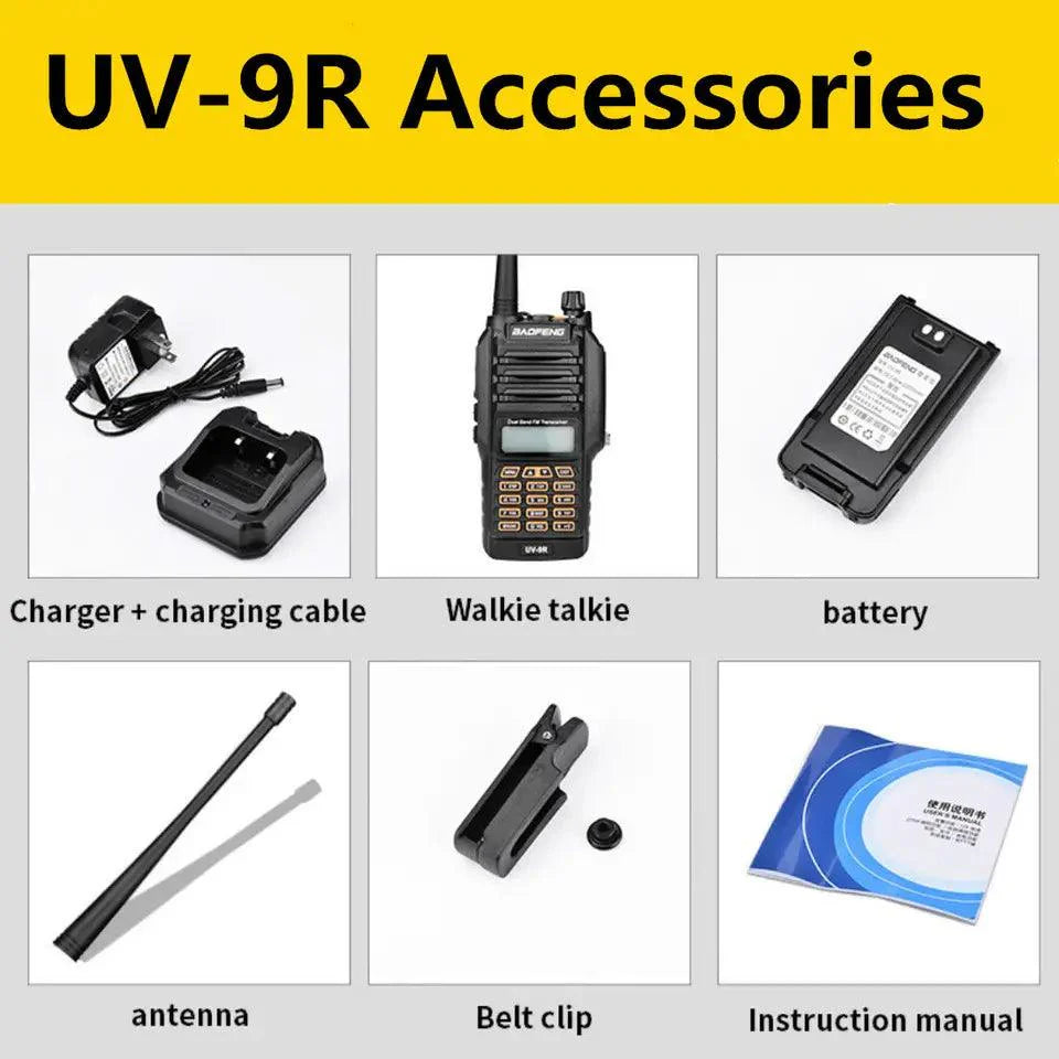 BAOFENG UV-9R UHF/VHF TRANSCEIVER RADIO - Tophatter's Army Deals GADGETS - Tophatter Daily Deals