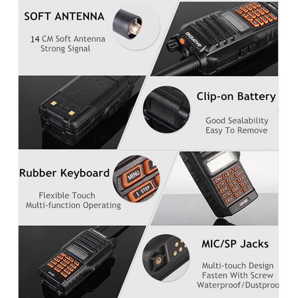 BAOFENG UV-9R UHF/VHF TRANSCEIVER RADIO - Tophatter's Army Deals GADGETS - Tophatter Daily Deals