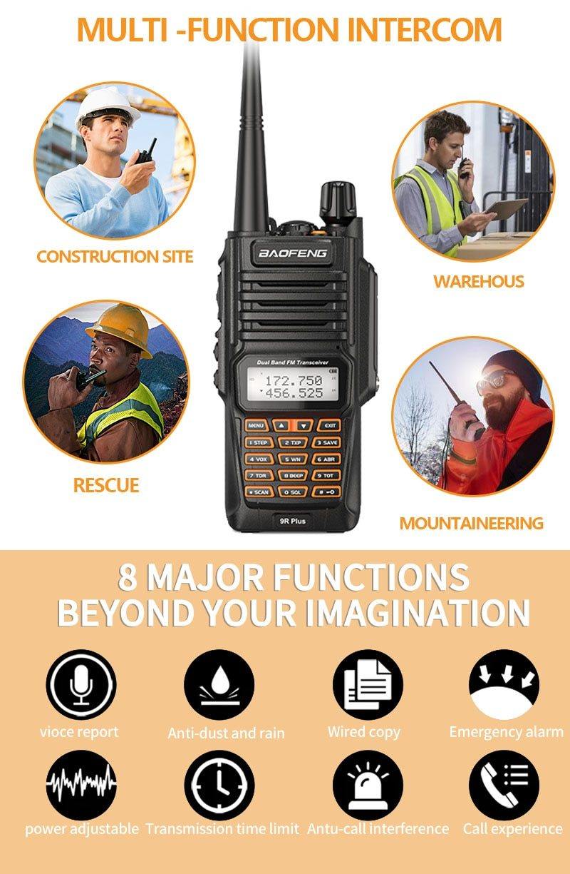 BAOFENG UV-9R UHF/VHF TRANSCEIVER RADIO - Tophatter's Army Deals GADGETS - Tophatter Daily Deals