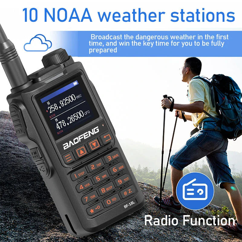 BAOFENG UX-19 TRI-BAND 18W USB-C RADIO, TFT SCREEN - Tophatter's Army Deals GADGETS - Tophatter Daily Deals