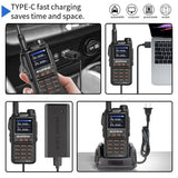 BAOFENG UX-19 TRI-BAND 18W USB-C RADIO, TFT SCREEN - Tophatter's Army Deals GADGETS - Tophatter Daily Deals