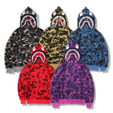 Camouflage Thin Hooded Zipper Jacket Shark Jacket Men's Outerwear - Tophatter Daily Deals