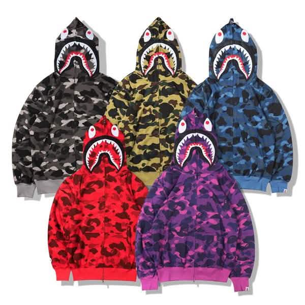 Camouflage Thin Hooded Zipper Jacket Shark Jacket Men's Outerwear - Tophatter Daily Deals