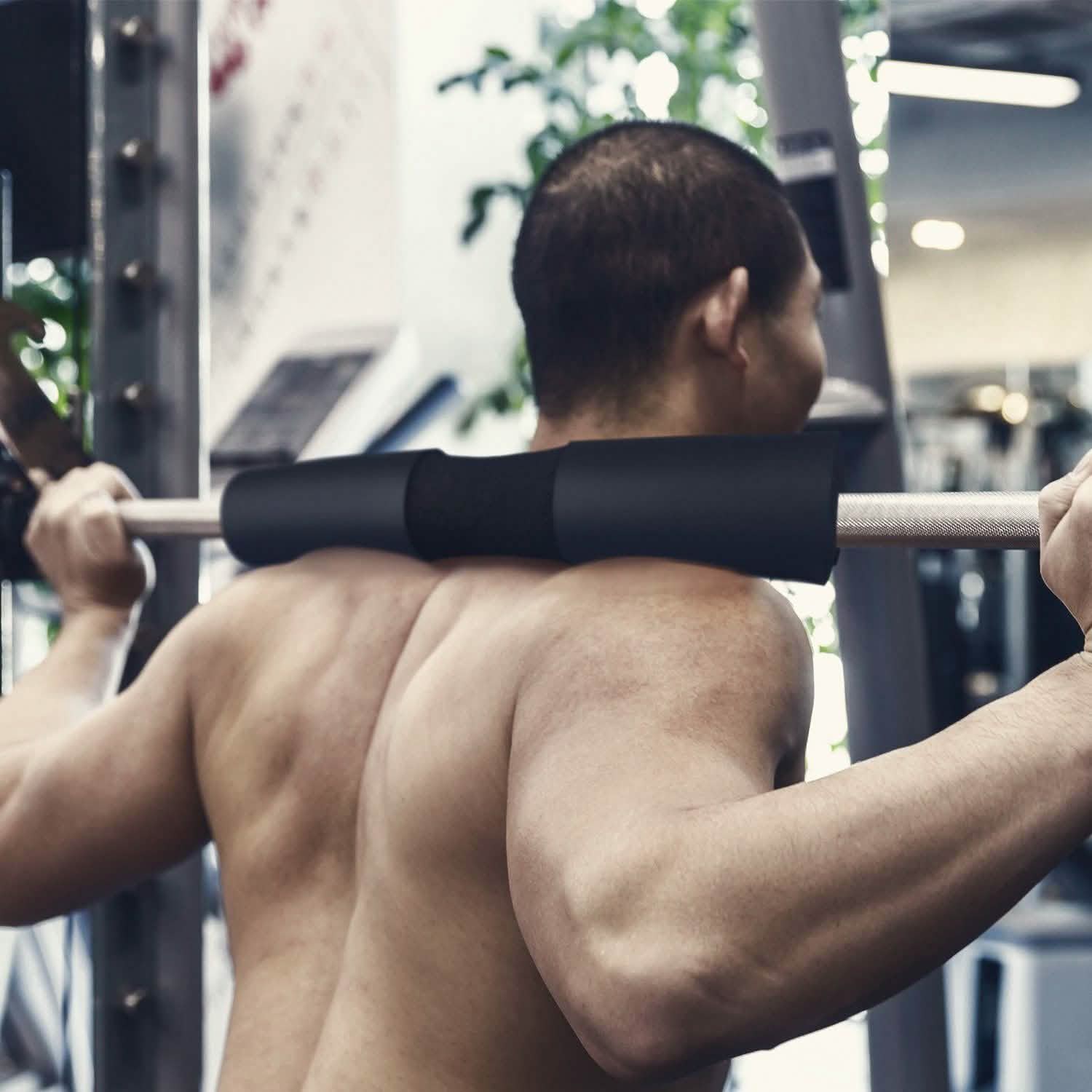 Barbell Pad Support Squat Bar Foam Cover Fitness & Exercise - Tophatter Daily Deals