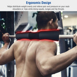 Barbell Pad Support Squat Bar Foam Cover Fitness & Exercise - Tophatter Daily Deals