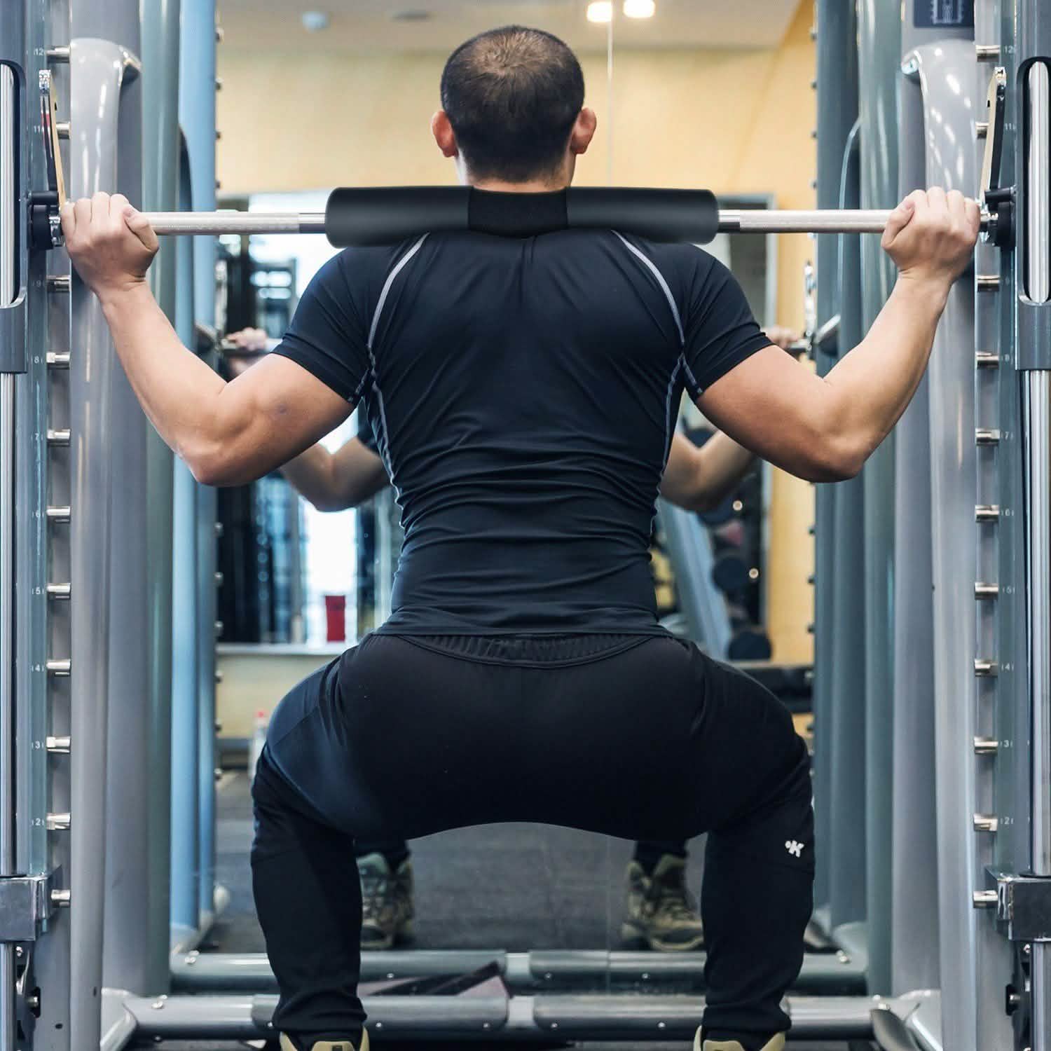 Barbell Pad Support Squat Bar Foam Cover Fitness & Exercise - Tophatter Daily Deals