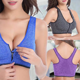 3-Pack : Incredible Endurance Front-Zip Sports Bra Women's Lingerie - Tophatter Daily Deals