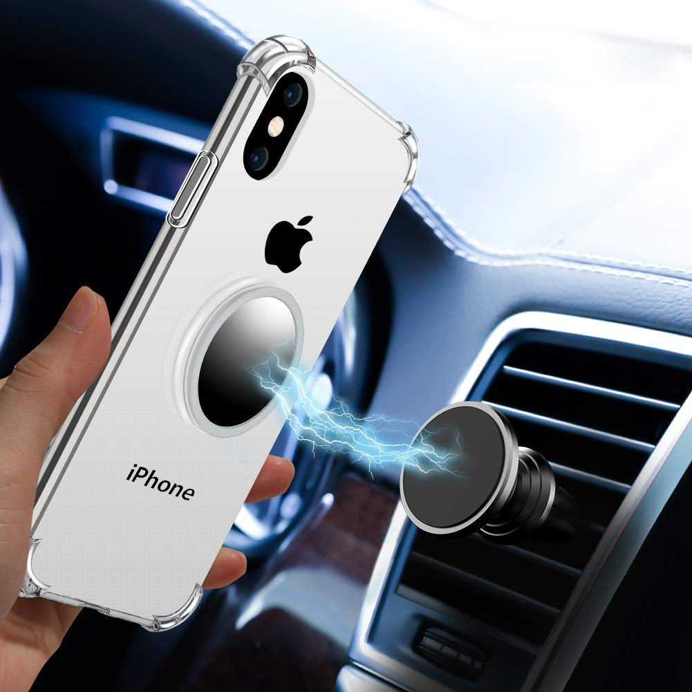 2-in-1 Hybrid Hard PC Covers Soft Rubber Shockproof Bumper Case Phone Case - Tophatter Daily Deals