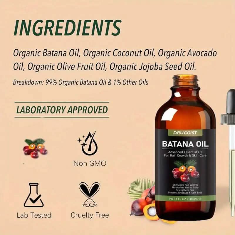 Batana Oil for Hair Growth with Argan Oil Beauty & Personal Care - Tophatter Daily Deals