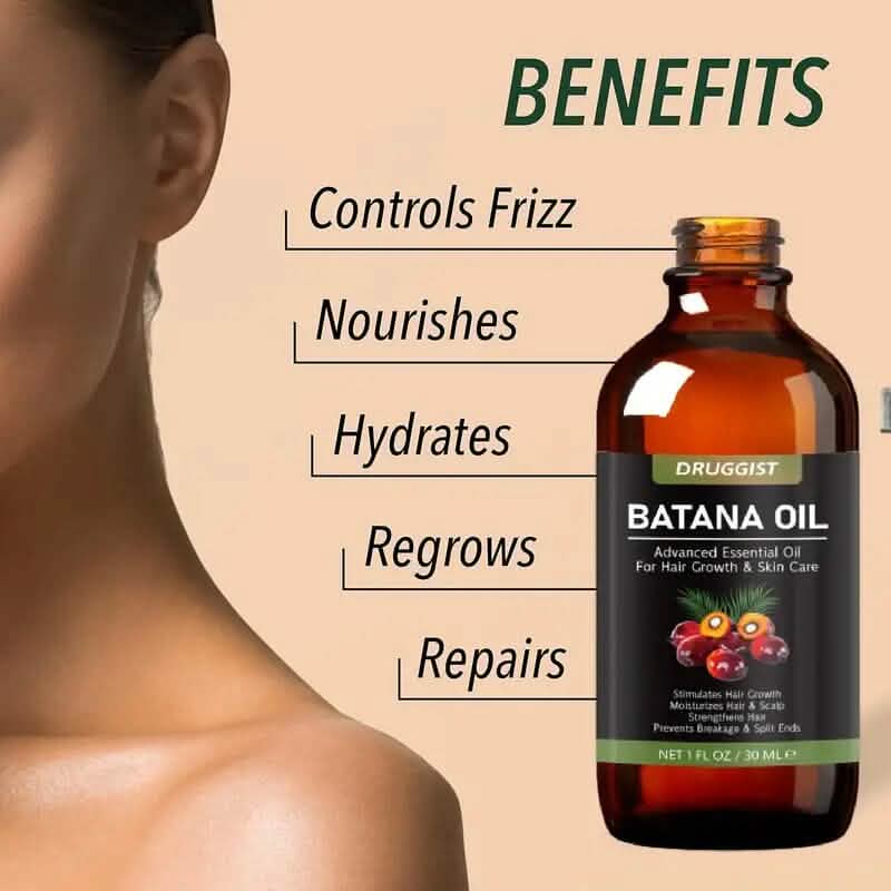 Batana Oil for Hair Growth with Argan Oil Beauty & Personal Care - Tophatter Daily Deals