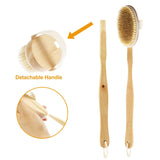 Bath Brush 15" Shower Body Back Scrubber Bath - Tophatter Daily Deals