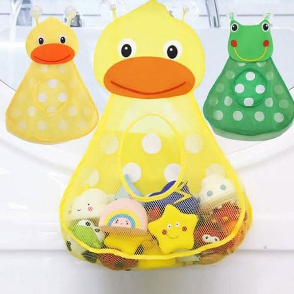 Bath Toy Organizer Net Bathtub Shower Bag Baby Gear - Tophatter Daily Deals