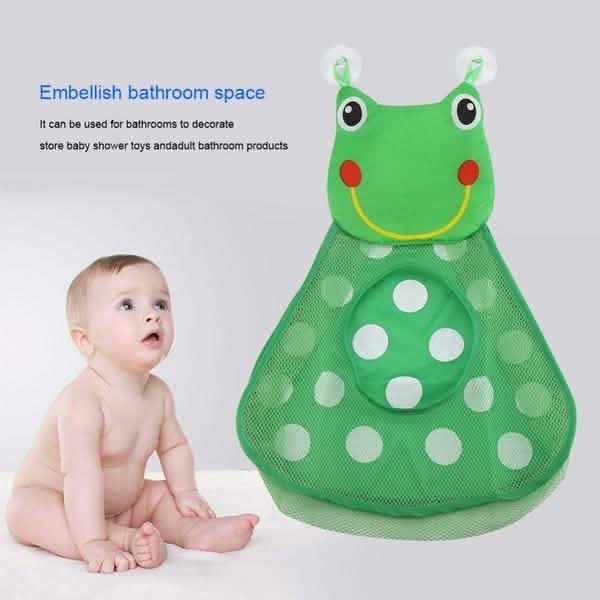 Bath Toy Organizer Net Bathtub Shower Bag Baby Gear - Tophatter Daily Deals