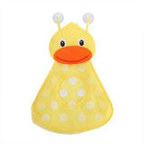 Bath Toy Organizer Net Bathtub Shower Bag Yellow Baby Gear - Tophatter Daily Deals