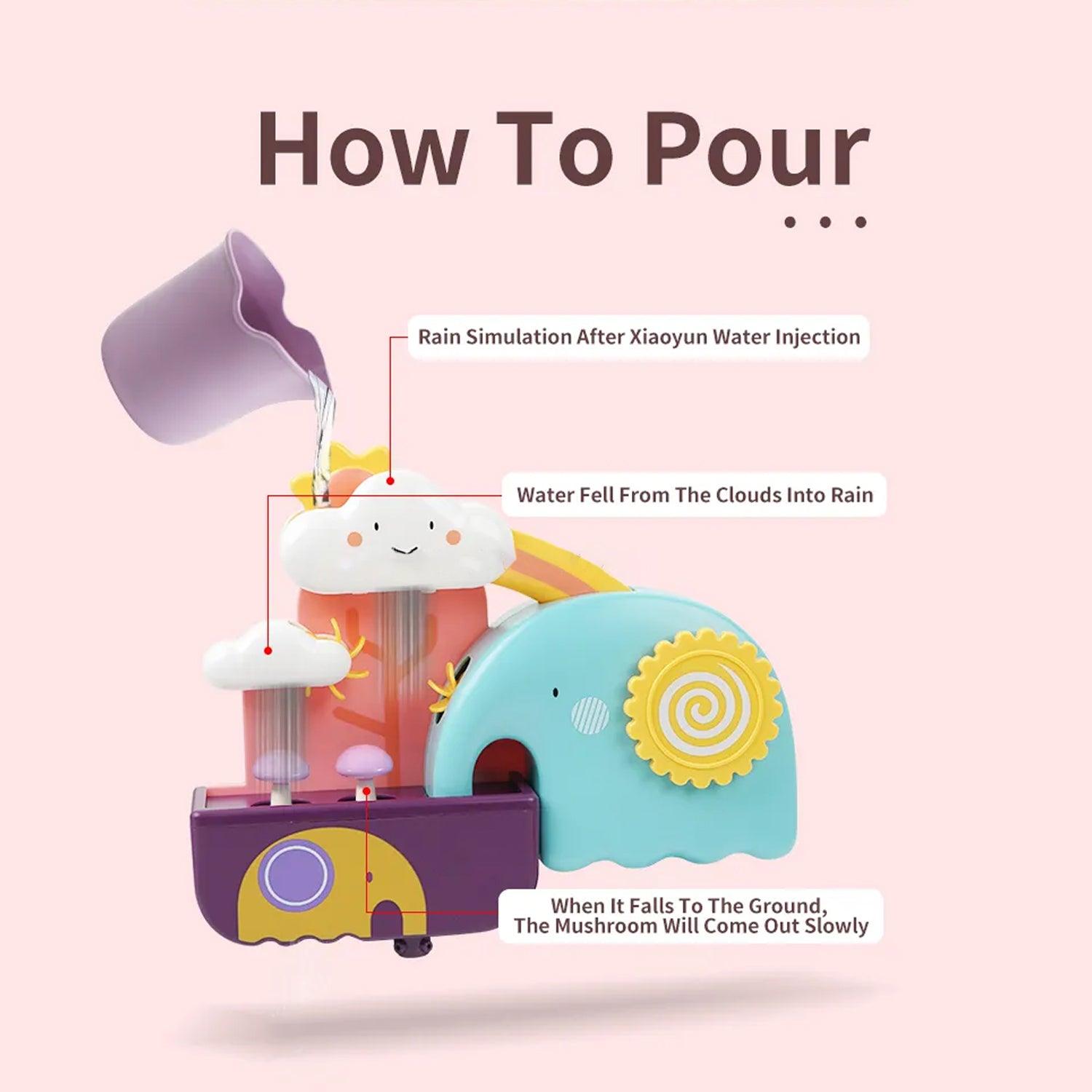 Cool Bath Toys - Baby Bath Toys Game Shower Bath Baby Toy Waterfall Water Station Toy with Cup Sports Toys - Tophatter Daily Deals