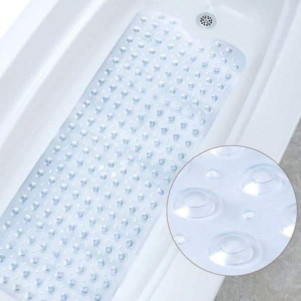 Bathroom Non-slip Bath Mat Clear Bath - Tophatter Daily Deals