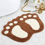 Bathroom Rugs Mats Water Absorbent Non-Slip Mat Used Brown Bath - Tophatter Daily Deals