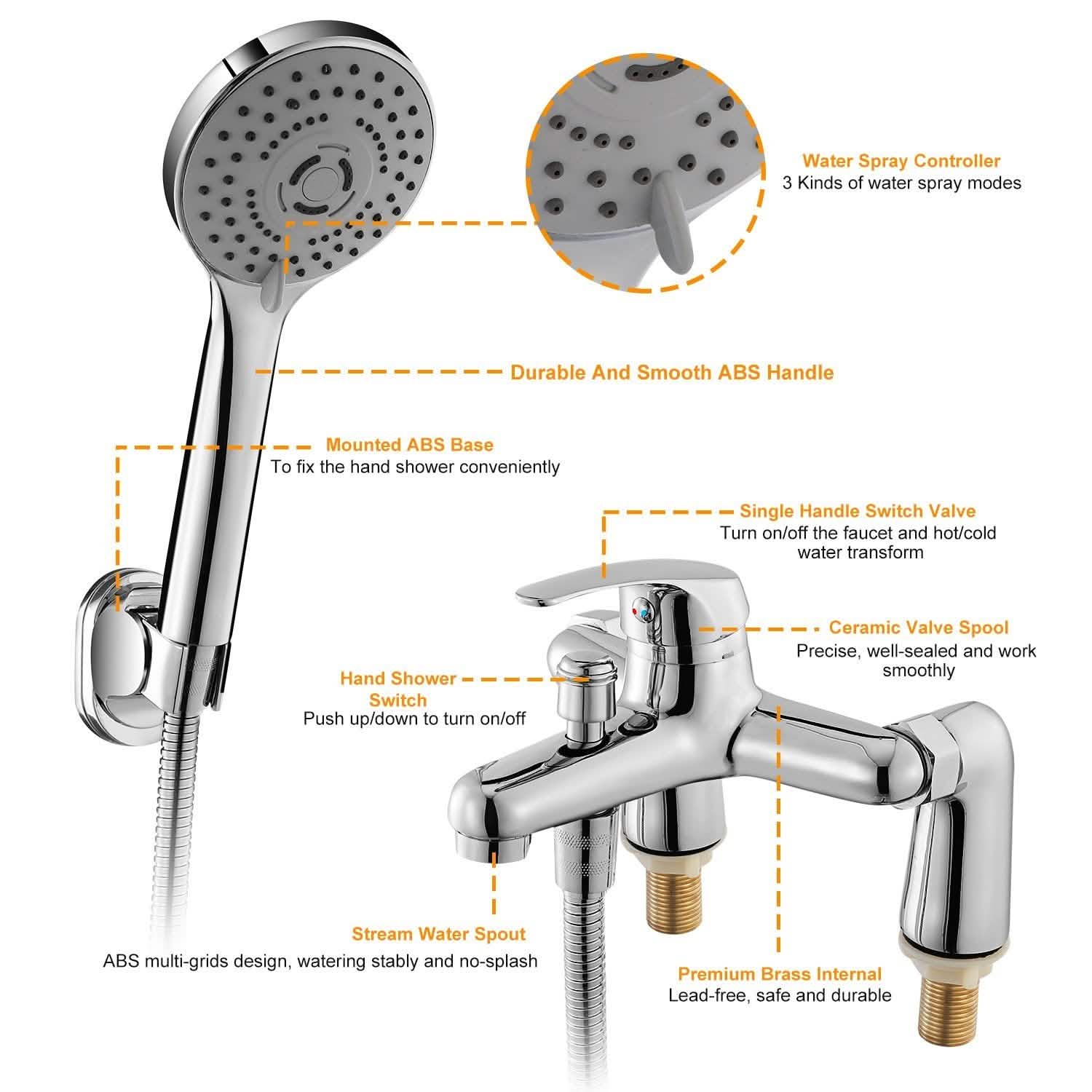 Bathroom Sink Faucet Mixer Tap Bath - Tophatter Daily Deals