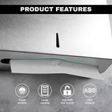 Bathroom Tissue Dispenser - Hand Paper Towel Dispenser Home Toilet Holder Wall Mounted Bathroom Tissue Box Home - Tophatter Daily Deals