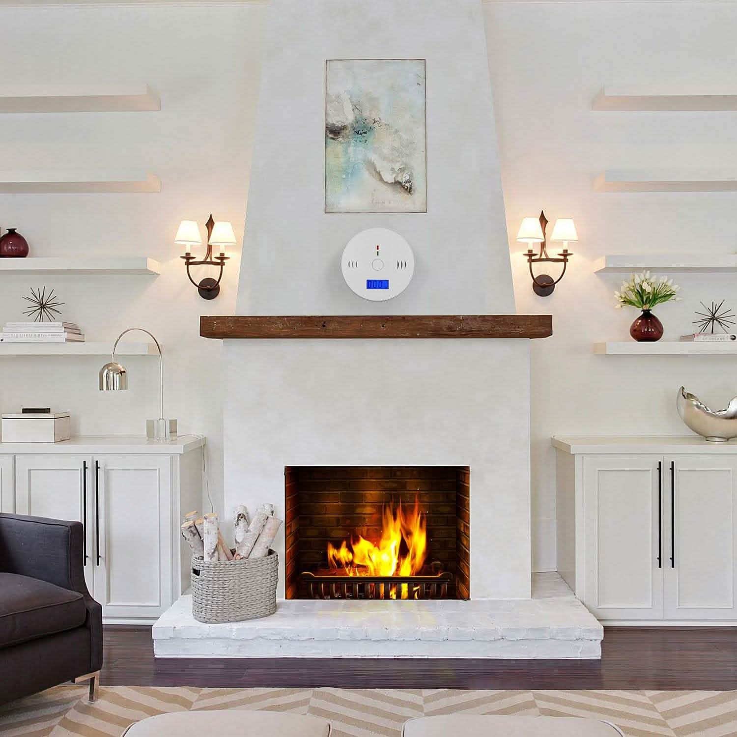 Battery Operated Carbon Monoxide Sensor Alarm Household Appliances - Tophatter Daily Deals