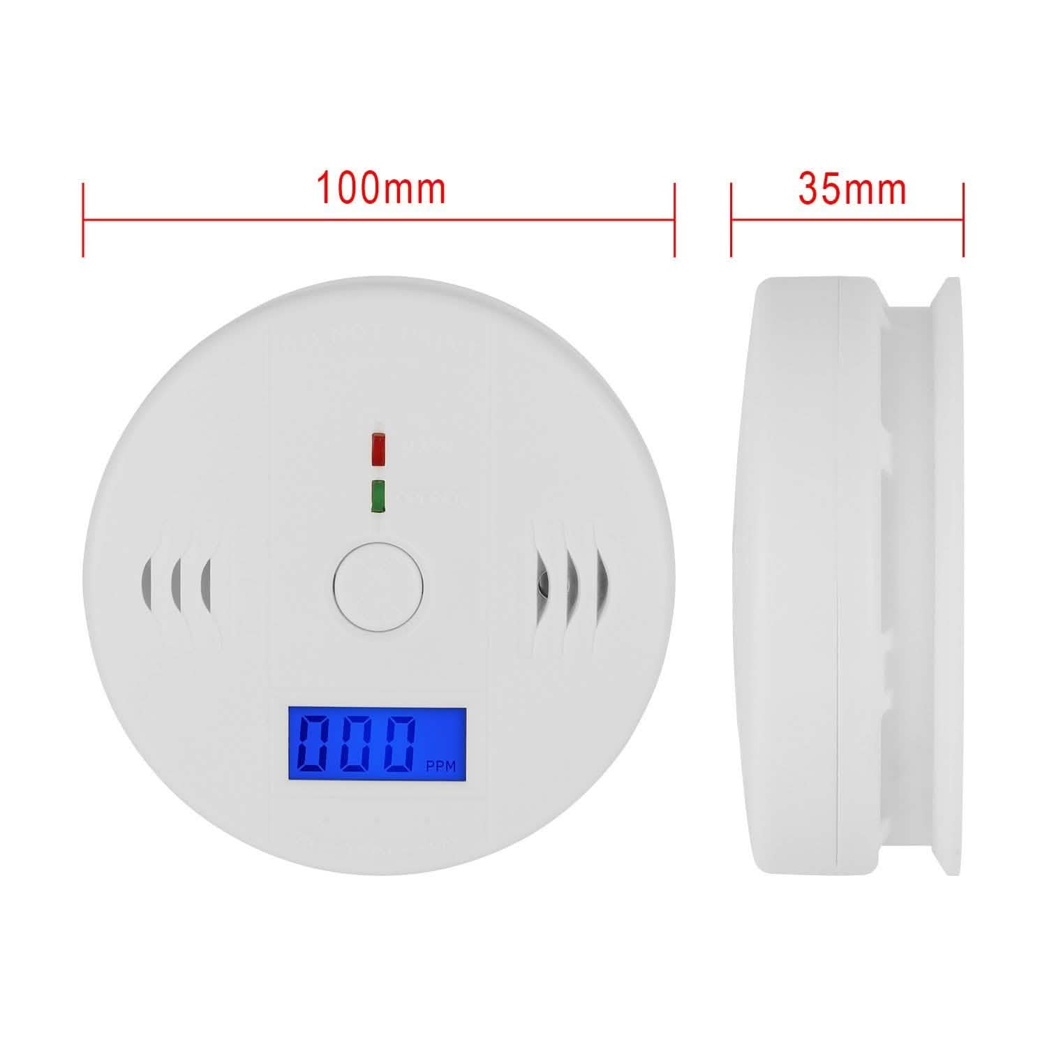 Battery Operated Carbon Monoxide Sensor Alarm Household Appliances - Tophatter Daily Deals
