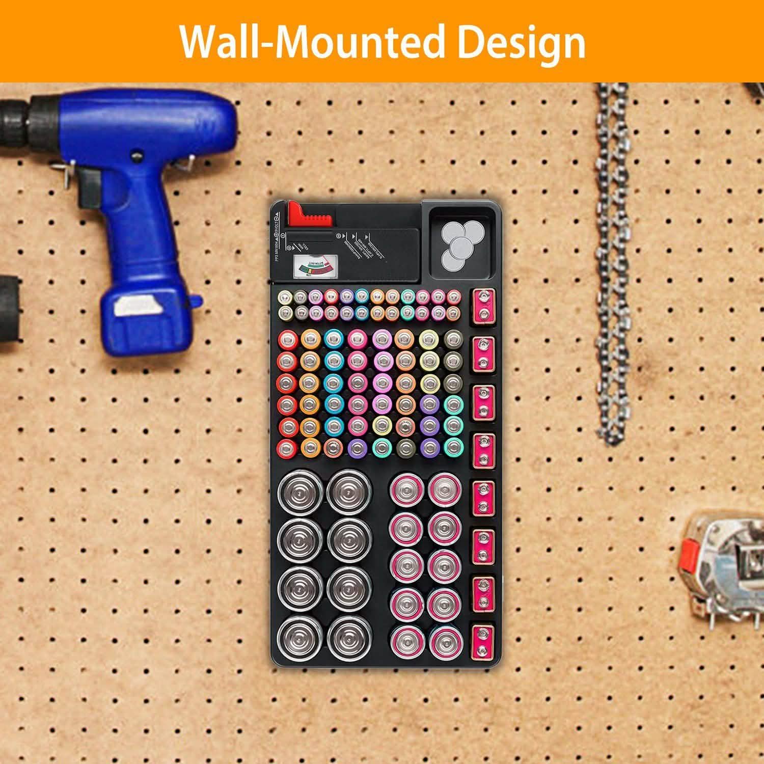 Battery Organizer Storage Case Batteries & Power Accessories - Tophatter Daily Deals