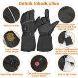 Battery Powered USB Touchscreen Thermal Gloves Outdoor Recreation - Tophatter Daily Deals