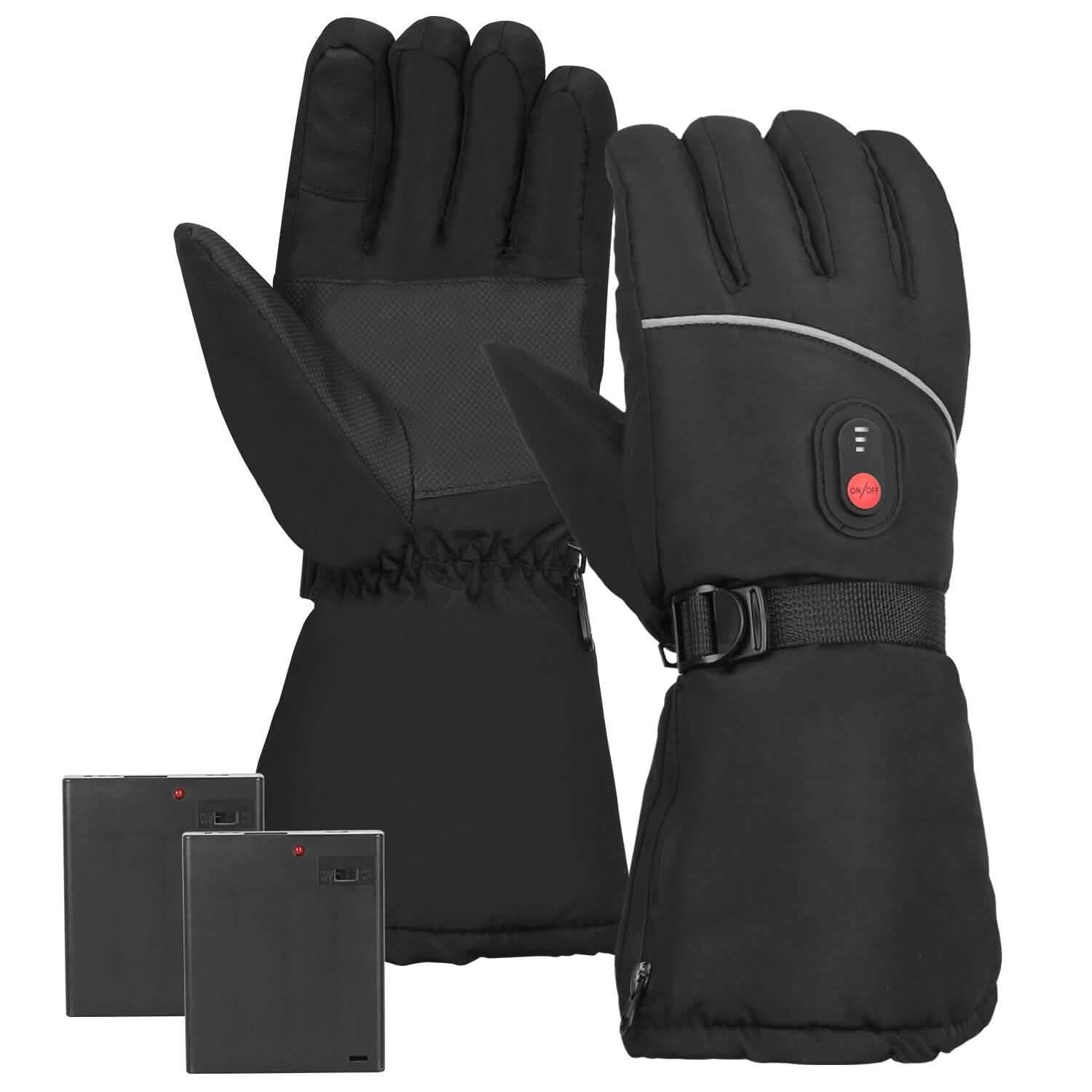 Battery Powered USB Touchscreen Thermal Gloves Outdoor Recreation - Tophatter Daily Deals