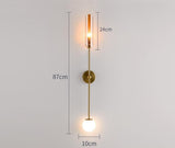 Bedside Lamp Art Personality Wall Lamp Bedroom Type B cognac color 0 - Tophatter Daily Deals
